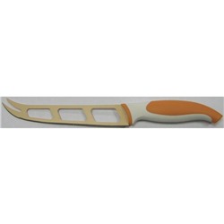 Нож для сыра Atlantis, цвет оранжевый, 13 см