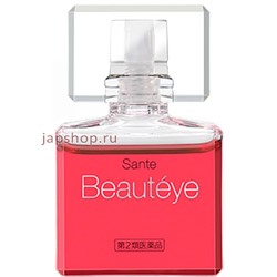 Santen Beauteye Contact, Капли для глаз, для женщин, от усталости при ношении контактный линз, 12 мл(4987084300775)