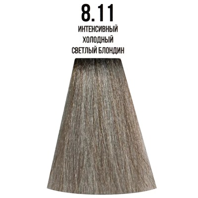 Cтойкая крем-краска с кератином Supercolor Color Cream, 8.11 Интенсивный холодный светлый блондин, 60 мл