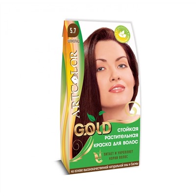GOLD Растительная краска д/волос 25 гр. Шоколад