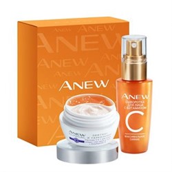 Косметический набор средств для лица Anew "Сияние и лифтинг"