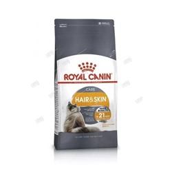 ROYAL CANIN корм для кошек Хэйр энд Скин Кэа для поддержания здоровья кожи и шерсти 2кг