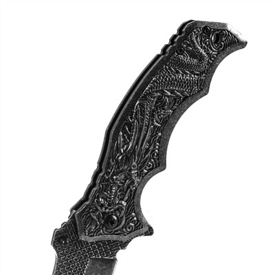 Дизайнерский нож Dark Side Blades Spring Assisted DS-A058 Black (США) (Шикарный американский нож Limited Edition. Полный эксклюзив в нашем магазине!) №1100 *