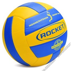 Мяч волейбол d22см резина, цв."Желто-синий" (60)