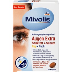 Mivolis Kapseln Капсулы для глаз с витамином А, 30 шт