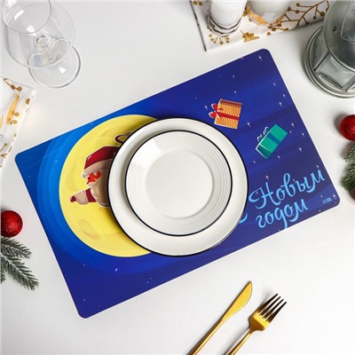 Салфетка сервировочная на стол Доляна «Новый год», 26×41 см