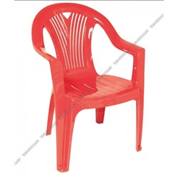 Красный Кресло "Салют" (66х60 h84см) нагруз.до 100