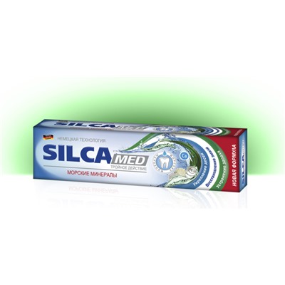 SILCA MED Зубная паста 130г Морские минералы