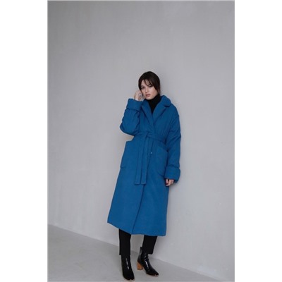 8075 Пальто-одеяло Premium Аlpolux "сапфир"