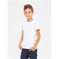 Белая футболка "ШКОЛА 2020" для мальчика (4180010)