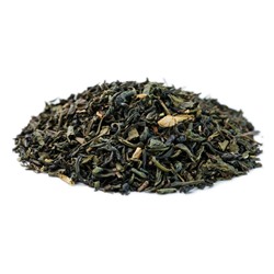 32018 Чай зелёный байховый с добавками жасмина китайский Хуа Чжу Ча (Зелёный с жасмином) Gutenberg 0,5кг