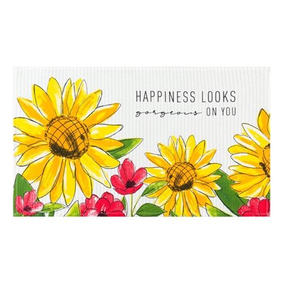 Полотенце кухонное Доляна Happiness looks 35х60 см, 100% хлопок, 160г/м2