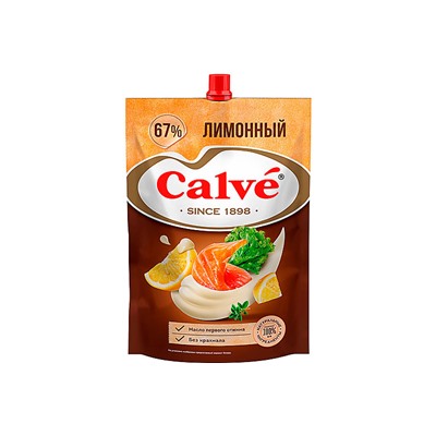 «Calve», майонез  «Лимонный» 67%, 700 г