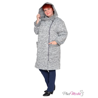 Пальто двубортное с капюшоном Модель №140 размеры 52-74