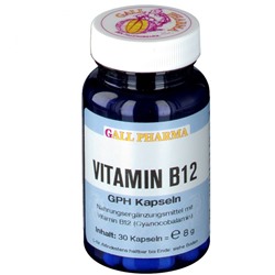 GALL PHARMA Vitamin B 12 3,0µg GPH Капсулы, 30 шт
