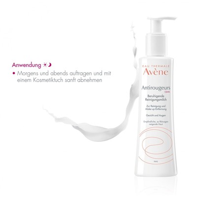 Avene AVENE Antirougeurs Clean beruhig.Reinigungsmilch  AVENE Antirougeurs Clean успокаивает.Очищающее молочко