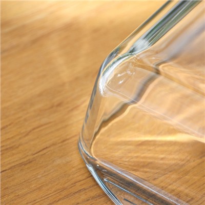 Форма для запекания и выпечки из жаропрочного стекла Borcam, 1,04 л, 21×16,5 см, без крышки