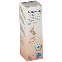 Septanasal (Септанасал) fur Kinder 0,5 mg / ml + 50 mg / ml 10 мл