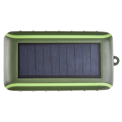 Повербанк с ручной подзарядкой и солнечной панелью Hand Solar Charger - позволяет быстро зарядить свой мобильный девайс в любых условиях №179