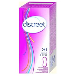 Discreet Гигиенические прокладки ежедневные Normal Plus 20 шт