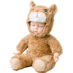 Мягкая игрушка «Sugar Doll» Спящая кукла в костюме медвежонка Арт. 3335(2)