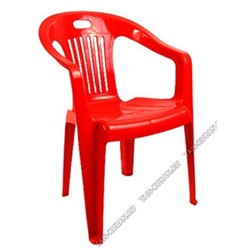 Красный Кресло "Комфорт-1" (54х53,5 h78см) нагруз.