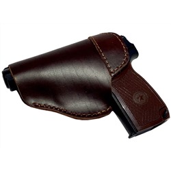 Кожаная кобура для пистолета Kosibate Leather Holster - Изготовлена из натуральной воловьей кожи, очень прочная и долговечная. Зажим надежный и плотный, легко позволяет использовать только одну руку. Конструкция с открытым верхом обеспечивает максимально быстрый доступ к оружию №175