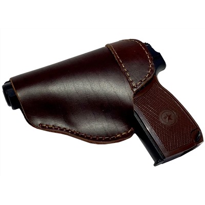 Кожаная кобура для пистолета Kosibate Leather Holster - Изготовлена из натуральной воловьей кожи, очень прочная и долговечная. Зажим надежный и плотный, легко позволяет использовать только одну руку. Конструкция с открытым верхом обеспечивает максимально быстрый доступ к оружию №175