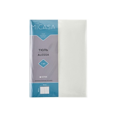 Тюль MICASA Alessa 300х280 см, 1 шт., цвет экрю