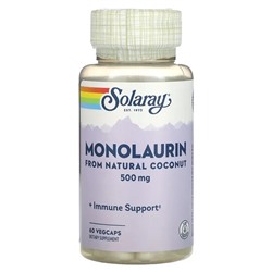 Соларай, монолаурин, 500 мг, 60 вегетарианских капсул