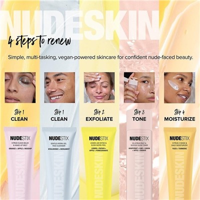Nudestix 3-Step Citrus Skin Renew Set  3-этапный набор для восстановления кожи с цитрусовыми