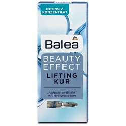 Balea Beauty Effect Lifting, Балеа Лифтинг для лица с гиалуроновой кислотой в ампулах , 7 x 1 мл