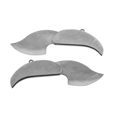 Нож брелок скрытого ношения Martinez Albainox® Silver Leaf отличный нож, испанского производителя, складывающийся в форму листка №1254