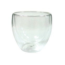 SALE Необжигающая чашка-термос "Ландыш" из жаропрочного стекла, объем 140 мл
