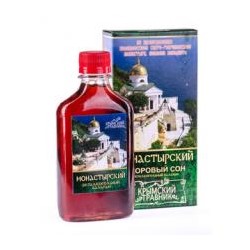 Питьевой бальзам МОНАСТЫРСКИЙ здоровый сон 200мл Крымский травник