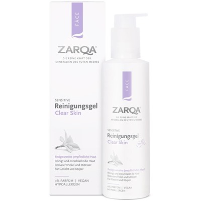 ZARQA Reinigungsgel Clear Skin  Очищающий гель для чистой кожи