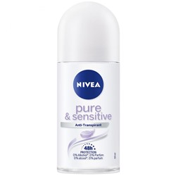 NIVEA (НИВЕЯ) Deodorant Sensitive & Pure Roll-on 50 мл