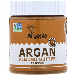 Argania Butter, Миндальная паста с аргановым маслом, классическая, 284 г