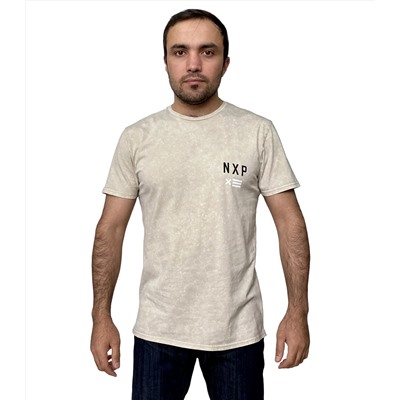 Летняя футболка NXP – дизайнерский тренд – обычная длина спереди, и «хвост» со спины №237