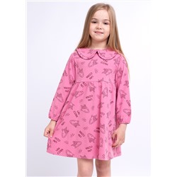 Платье детское CLE 725962/42гн т.розовый/св.бордовый