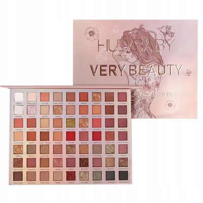 (SALE) Тени Huda Baby Very Beauty матовые+сатиновые 63 цвета тон А