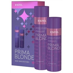 *Набор ESTEL PRIMA BLONDE "Мне фиолетово" для холодных оттенков блонд (шампунь 250 мл + бальзам 200 мл)