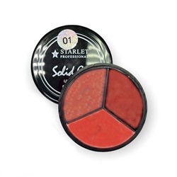 Твёрдый гель лак Starlet Solid Gel 3 color Starlet Professional 5мл №01