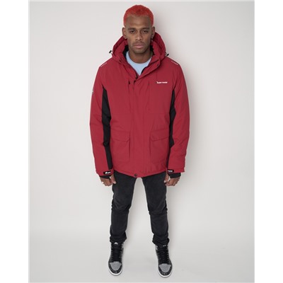Горнолыжная куртка мужская красного цвета 88815Kr