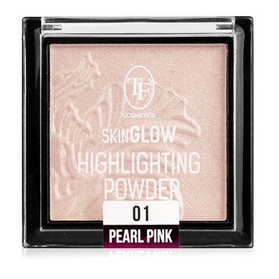 TF Хайлайтер SKIN GLOW Highlighting Powder *01жемчужно-розов