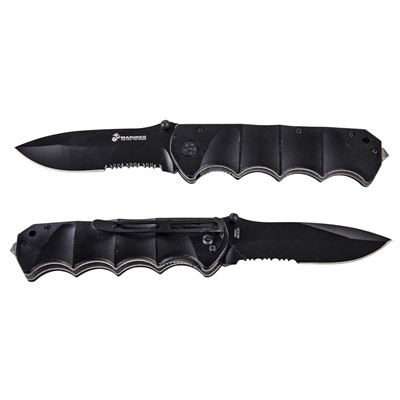 Нож Морской пехоты USMC UC3195 Desert Warrior Pocket Knife Black (США) (Лицензионная модель Корпуса морской пехоты США. Ограниченная партия с фабрики-производителя без наценок буржуйских дистрибьюторов!) №1097 *