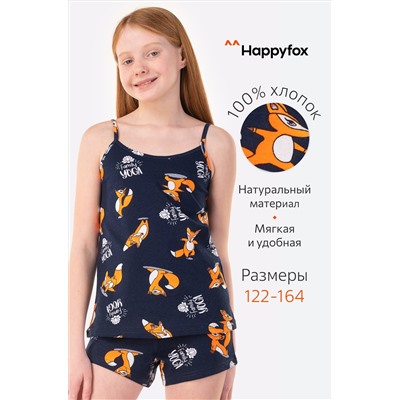 Пижама для девочки Happy Fox