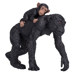Фигурка KONIK «Шимпанзе с детёнышем» AMW2113