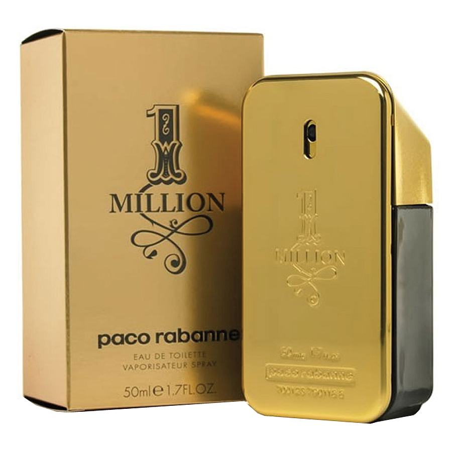 Пако рабан 1 миллион мужской. Paco Rabanne 1 million. 1 Million Paco Rabanne for men 50ml. Paco Rabanne 1 million 50 ml.