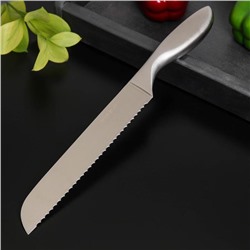 Нож кухонный Доляна Salomon, хлебный, лезвие 20 см